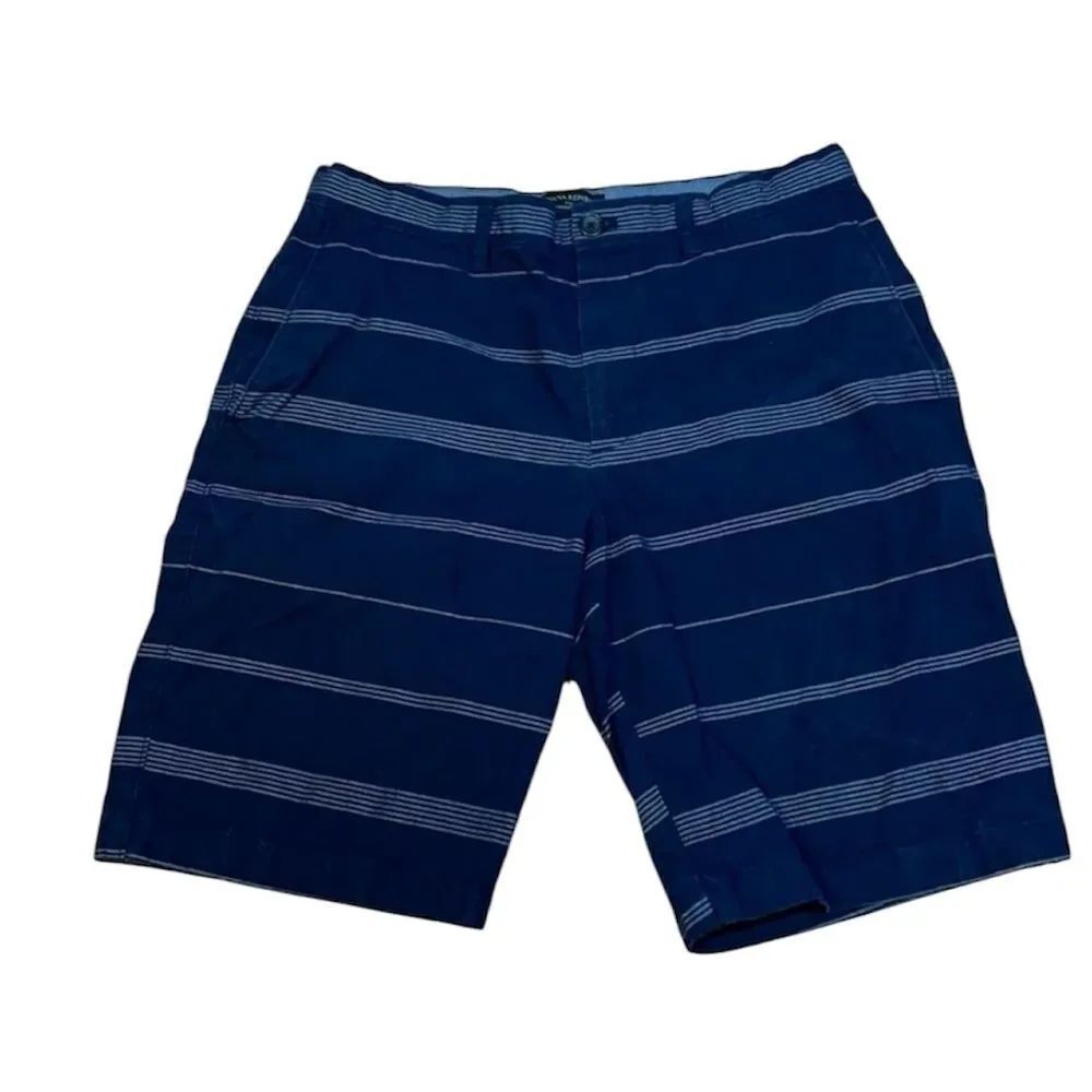 Banana Republic Emerson Short flat front navy